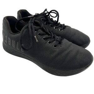 NOBULL Project Outwork Black Dotted Running Trainer Sneakers Men 6.5 Women 8